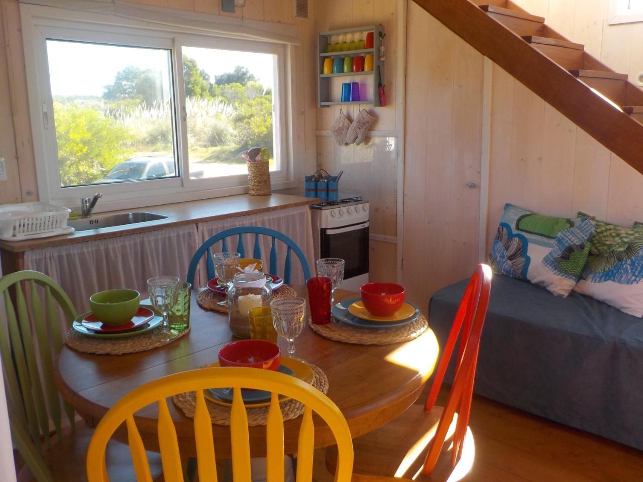 Las Escamadas Ecocottage Пунта-дель-Дьябло Экстерьер фото